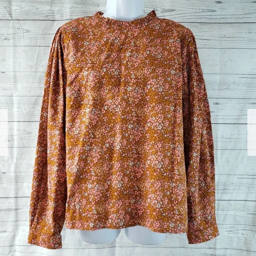 Universal Thread Floral Blouse Size Large - Picture 3 of 8